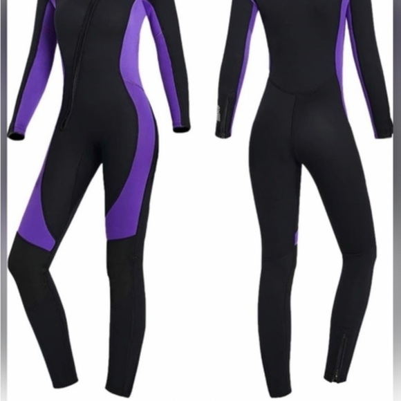 Women's Men's Wetsuit 3mm
Neoprene Front Zip Fulllength - Picture 2 of 10